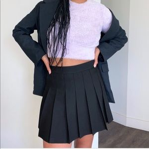 Sunday best, pleated mini skirt